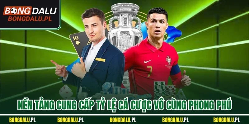 Nền tảng cung cấp tỷ lệ cá cược vô cùng phong phú