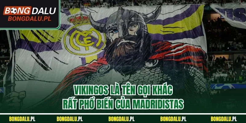 Vikingos là tên gọi khác rất phổ biến của Madridistas
